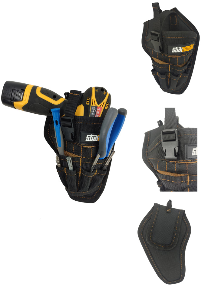 OEM Electrician Tool Belts And Pouches With Drill Holster Manufacturers