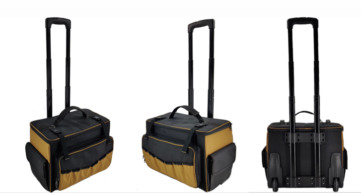 Rolling tool bag with wheels easy to carry your tools